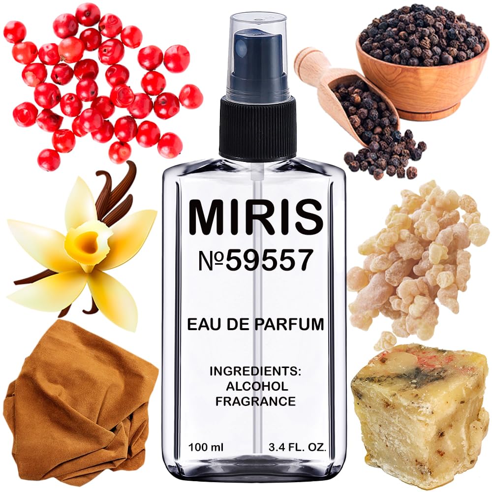 MIRIS No. 59557 babycat-inspired bottle front for a premium unisex fragrance.