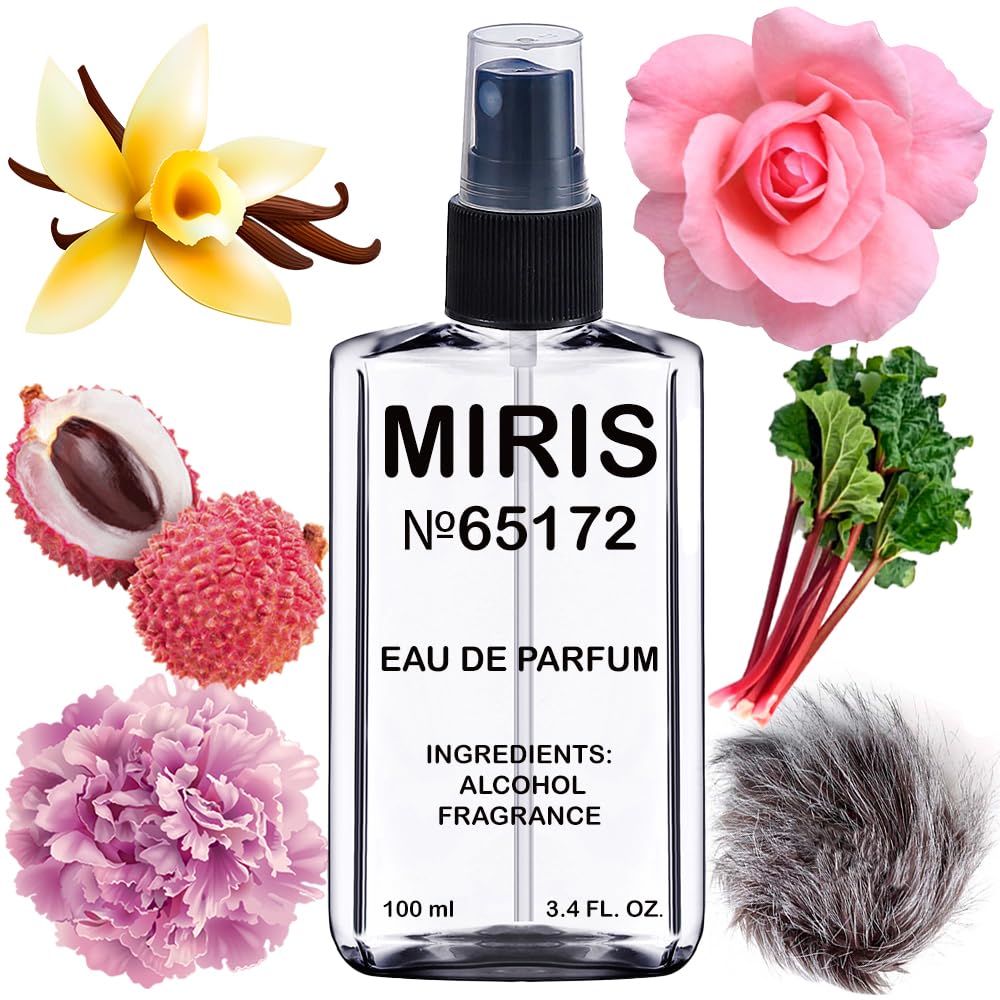 MIRIS No. 65172 bottle front with Delina-inspired design and lasting fragrance