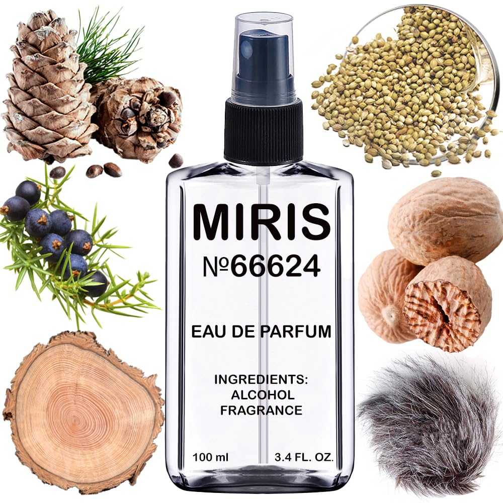 MIRIS No. 66624 bottle front shows unisex design ideal for daily wear