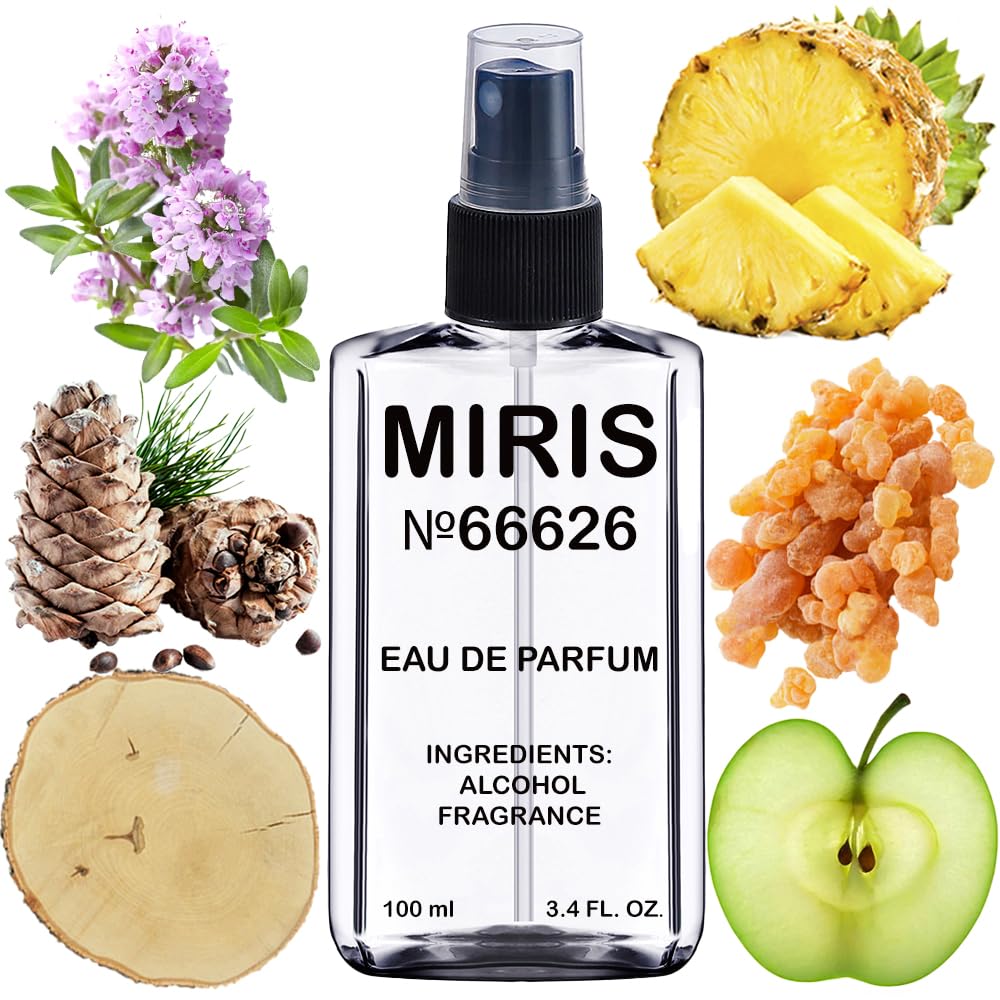 MIRIS No. 66626 Orion-inspired perfume bottle on display, unisex fragrance with long-lasting wear