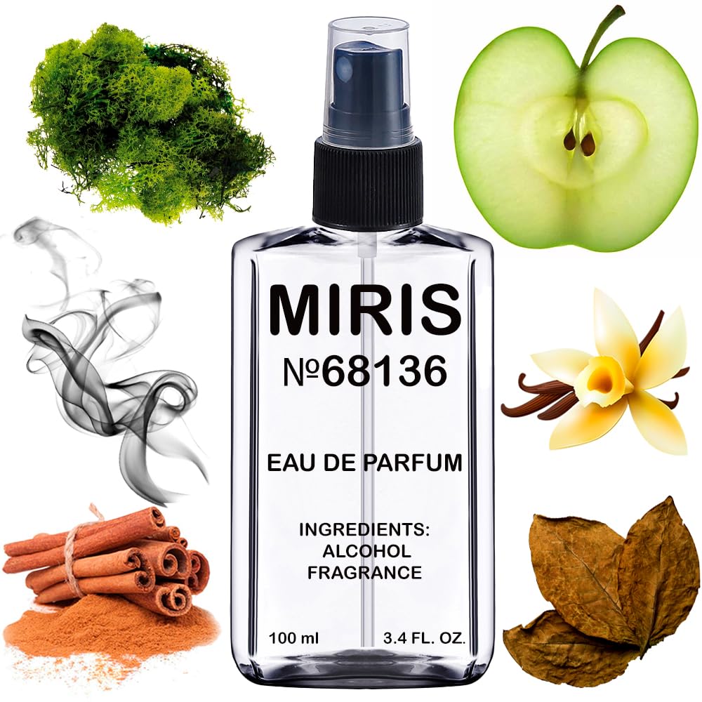 MIRIS No. 68136 bottle front, unisex fragrance for all-day wear.