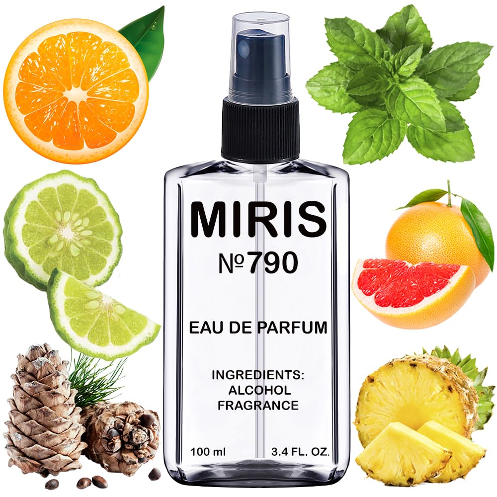 MIRIS No. 790 bottle view emphasizing floral-woody profile for daily wear