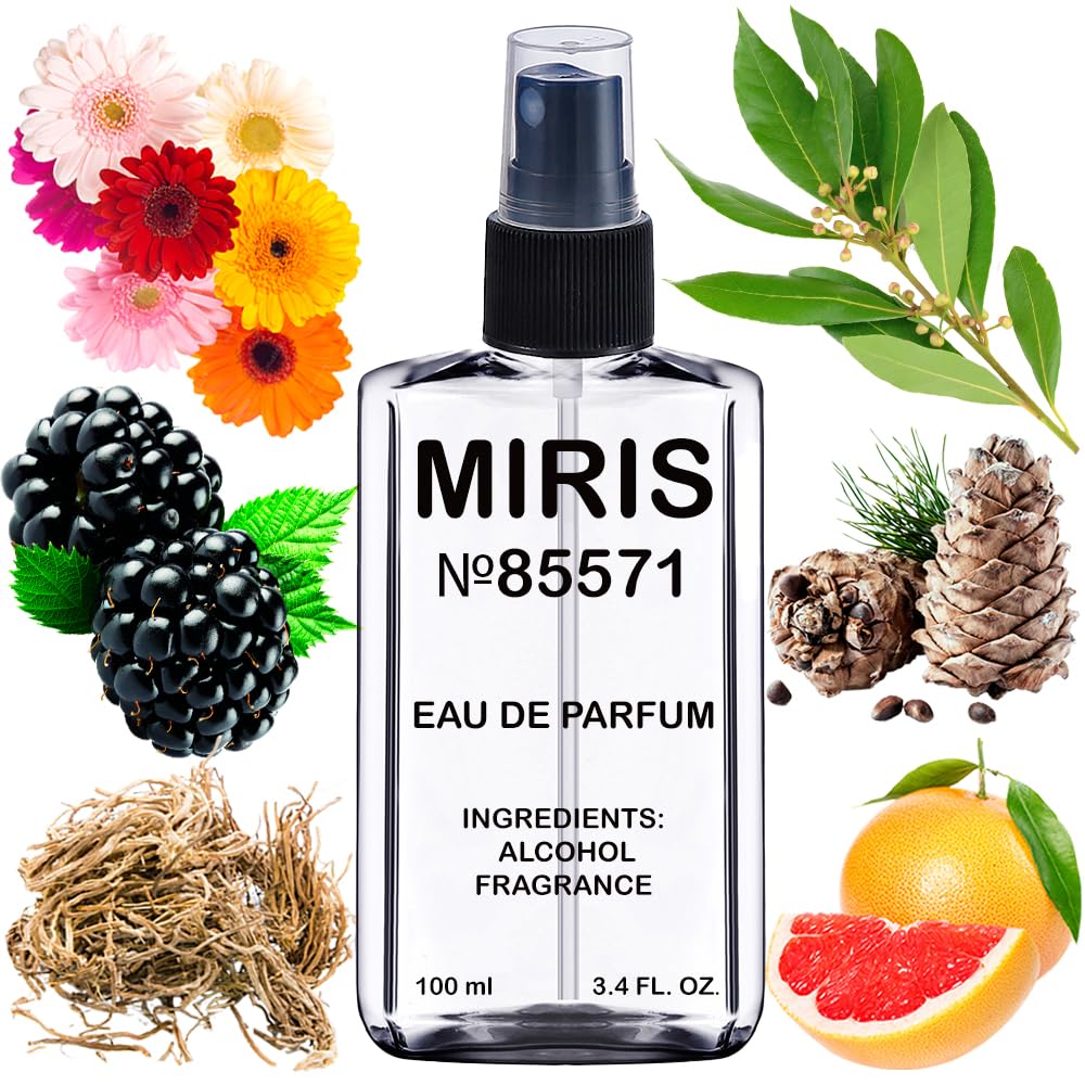 MIRIS No 85571 Blackbe Bay bottle showing premium floral fragrance