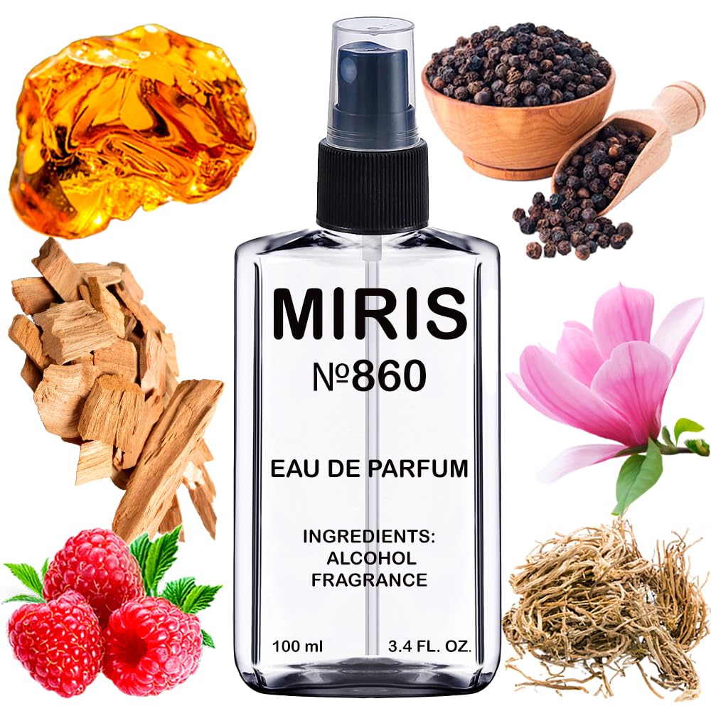 MIRIS No. 860 bottle front view, ideal for an elegant evening scent.