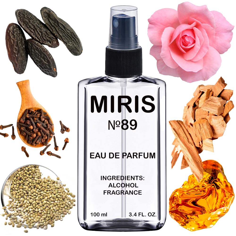 MIRIS No. 89 bottle close-up showing refined design ideal for gifting