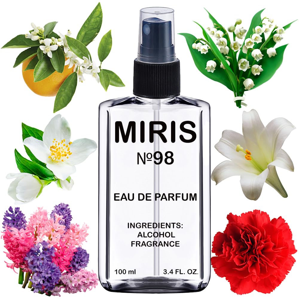MIRIS No. 98 bottle on a clean surface for everyday elegance and easy handling.