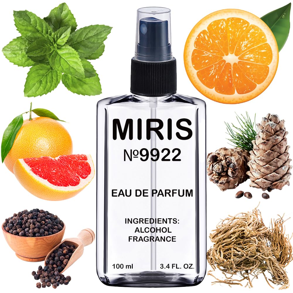 MIRIS No. 9922 Terre-inspired bottle for a refined daily fragrance.