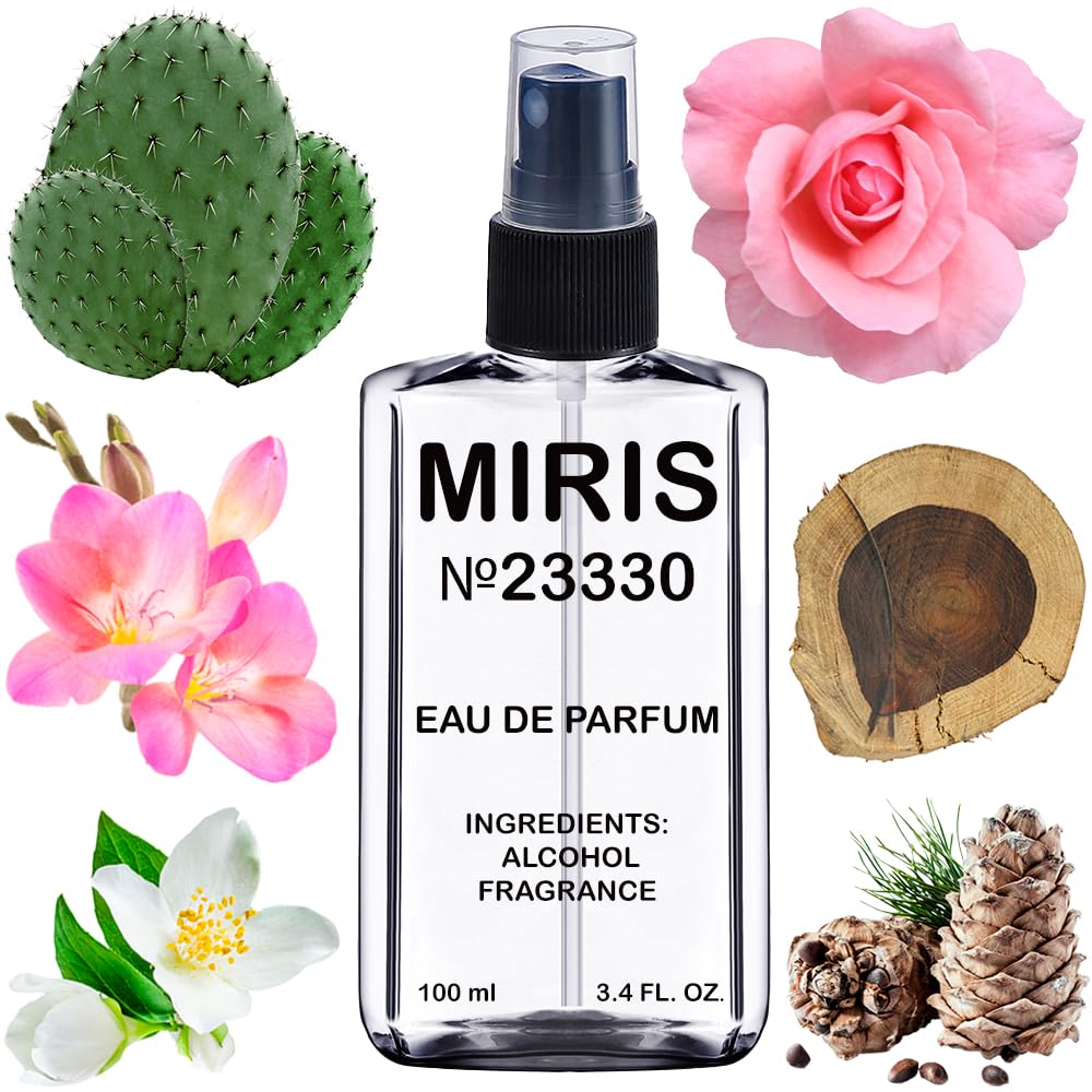 MIRIS No. 23330 Bos Ma Vie bottle pour highlights floral top notes for everyday wear