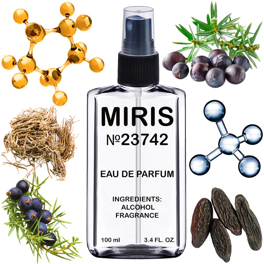 MIRIS No. 23742 bottle front for everyday unisex fragrance.