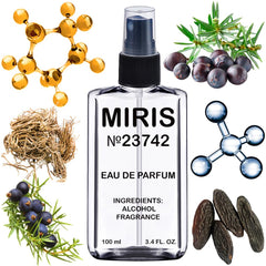 MIRIS No. 23742 bottle front for everyday unisex fragrance.