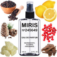MIRIS No. 245649 bottle front view for everyday elegance and evening allure