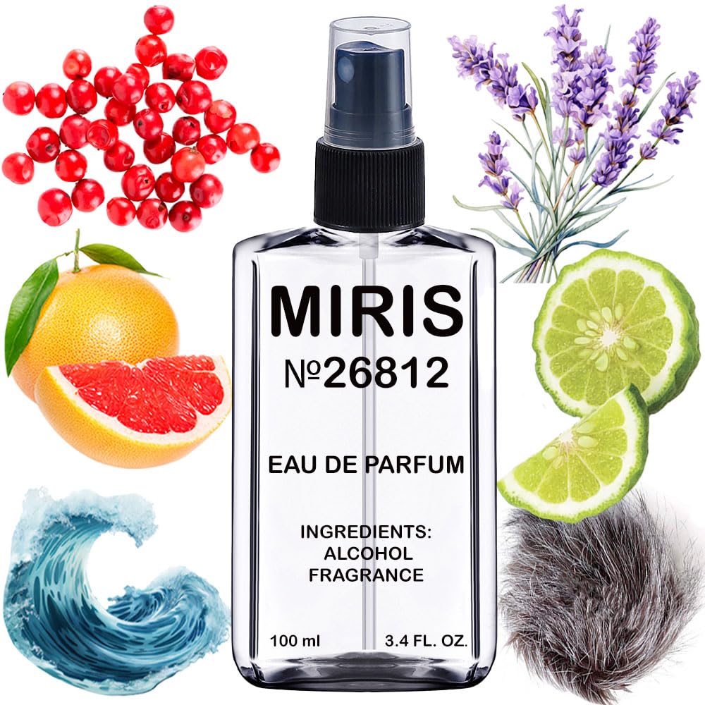 MIRIS No. 26812 bottle front view highlighting a refined woody fragrance for daily wear