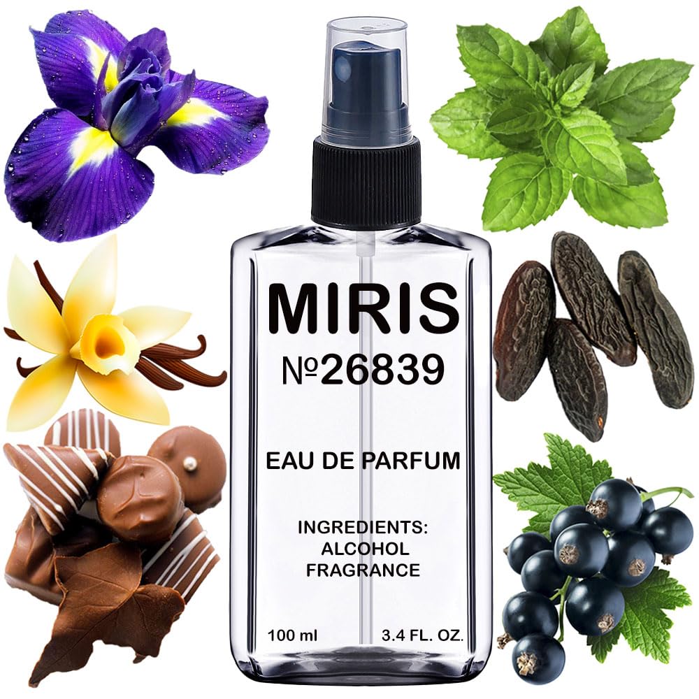 MIRIS No. 26839 bottle front shows branding and everyday-wear appeal.