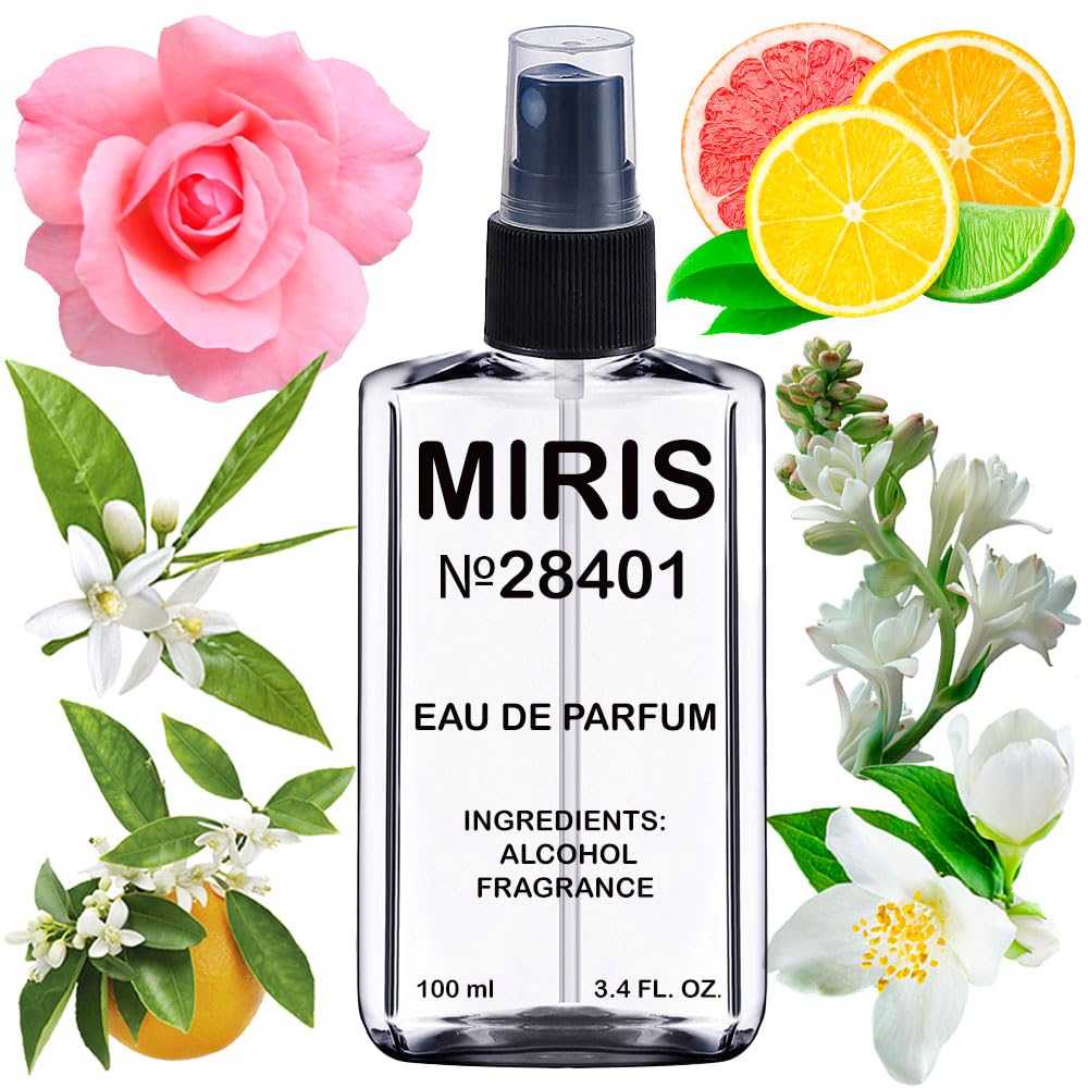 MIRIS No. 28401 spray bottle close-up for easy application and refined packaging.
