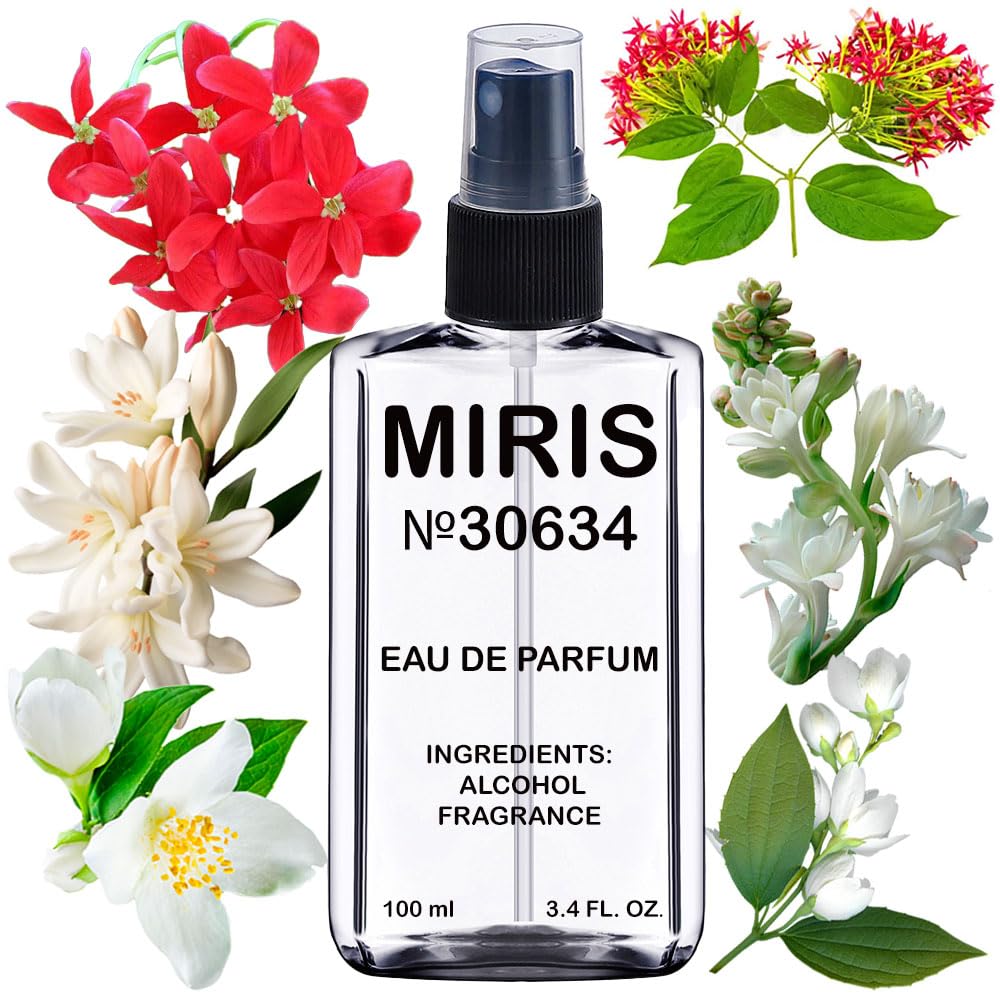 MIRIS No. 30634 bloom-inspired bottle front for daily floral wear