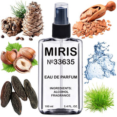 MIRIS No. 33635 bottle front view, premium design for gifting and everyday wear.
