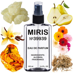 MIRIS No. 39939 bottle front shows elegant daily luxury.