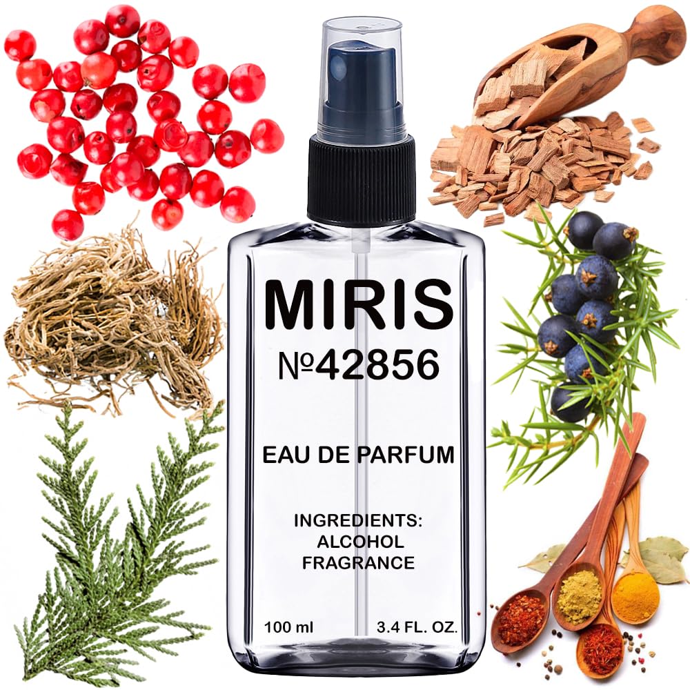 MIRIS No. 42856 Sycomore bottle front for unisex wear with woody-chypre character
