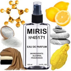 MIRIS No. 45171 bottle front shows sleek masculine design for daily confidence.