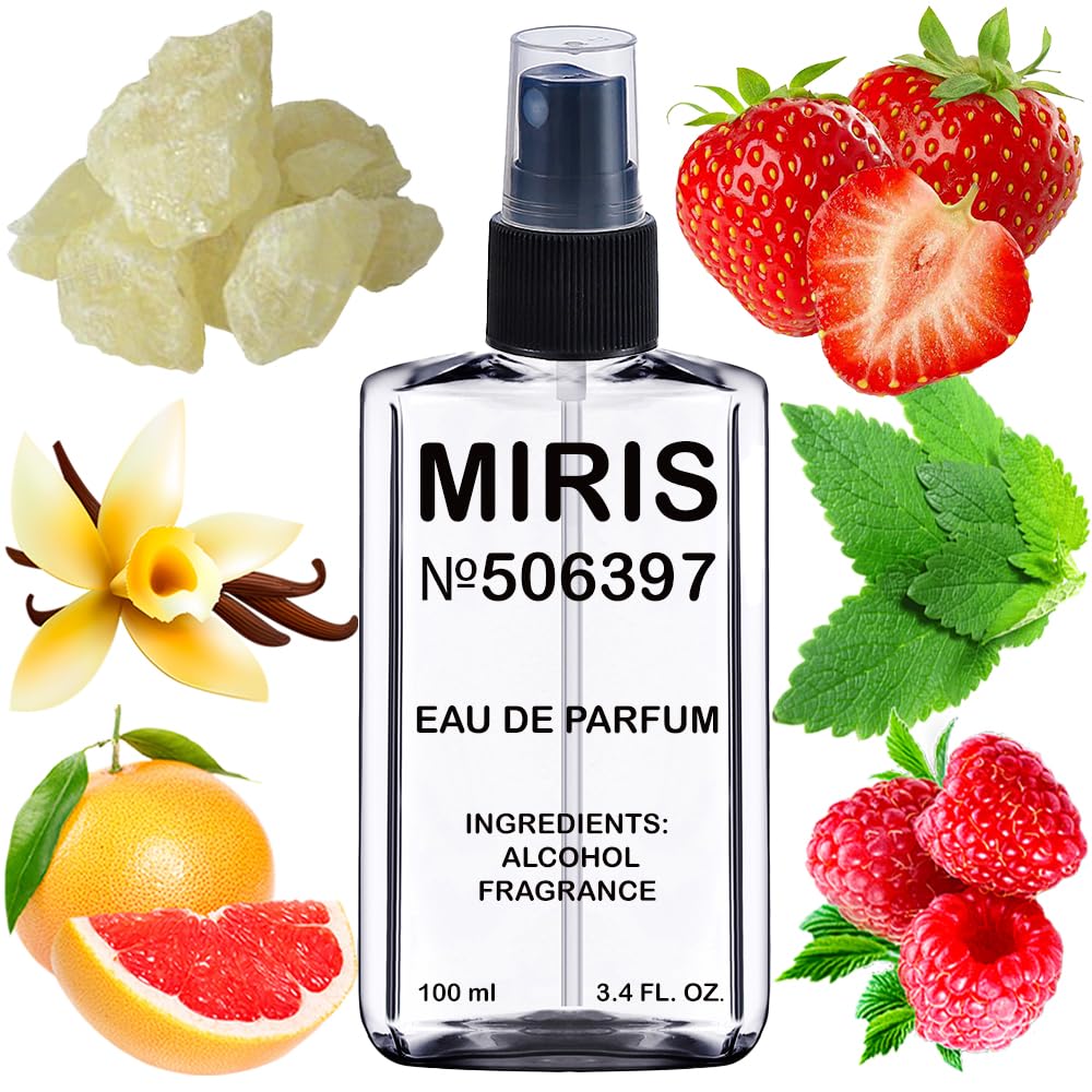 MIRIS No. 506397 sexy graffiti bottle for daily wear, sleek design.
