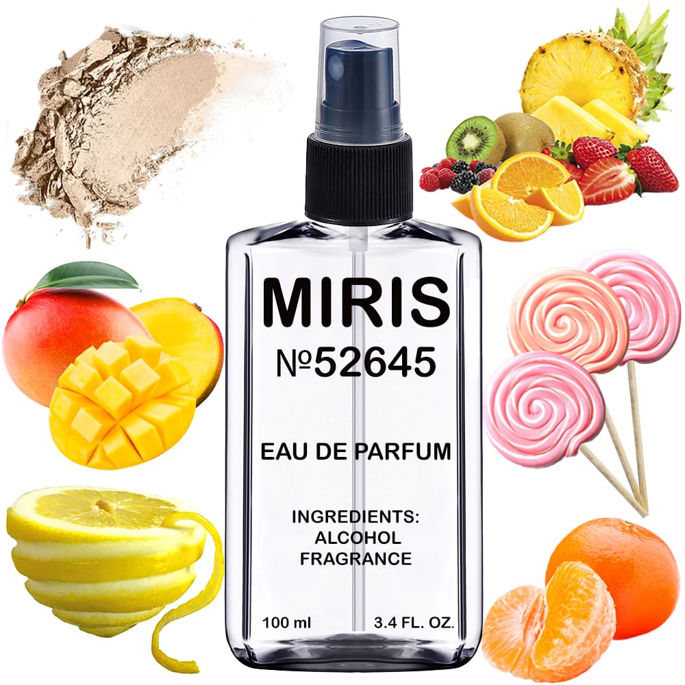 MIRIS No. 52645 bottle front view inspired by Al Rayhan, unisex fragrance for everyday wear.