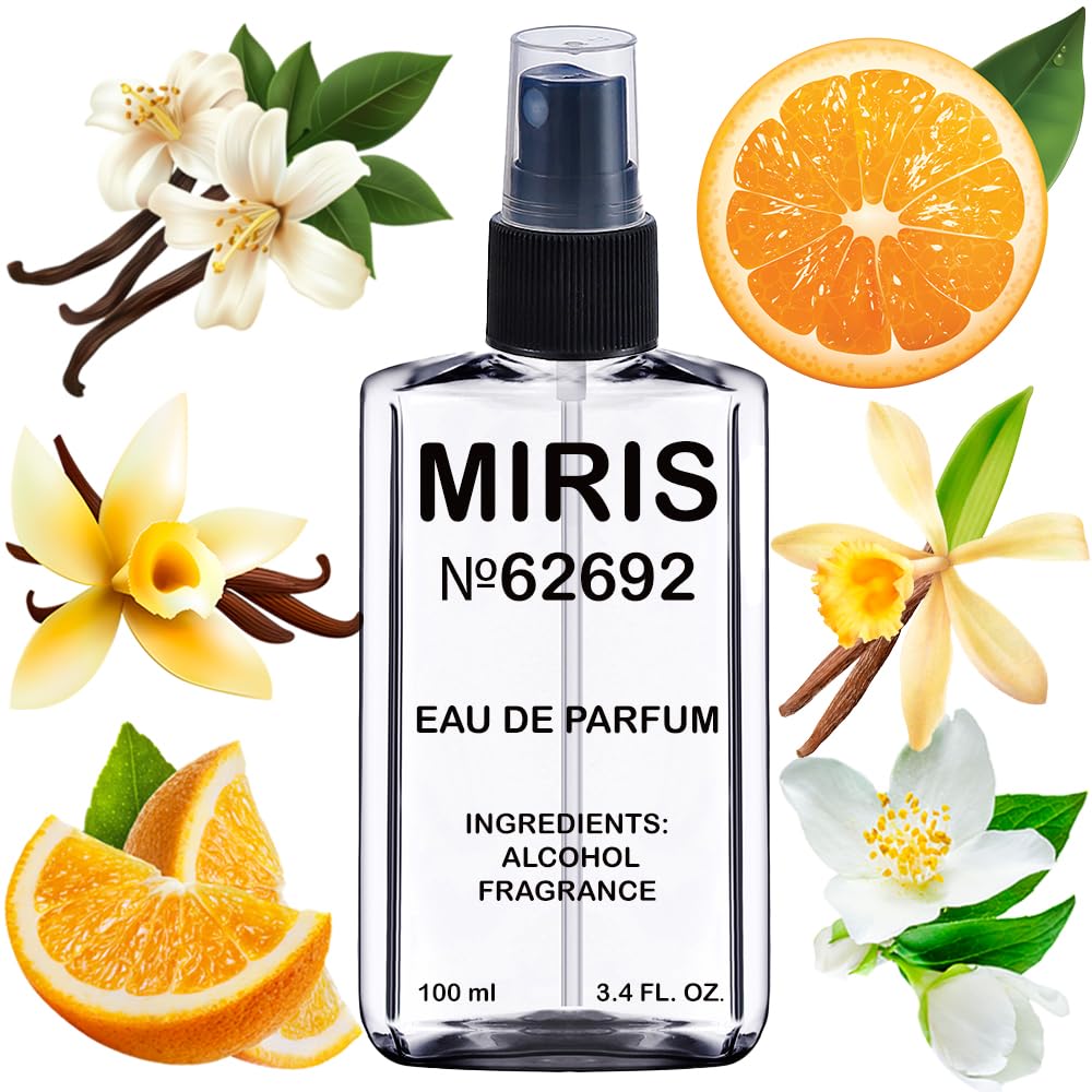 MIRIS No. 62692 bottle front view with floral unisex fragrance.
