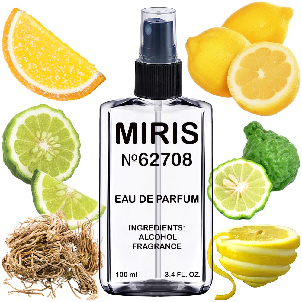 MIRIS No.62708 front bottle showcases citrus-forward fragrance for daily wear