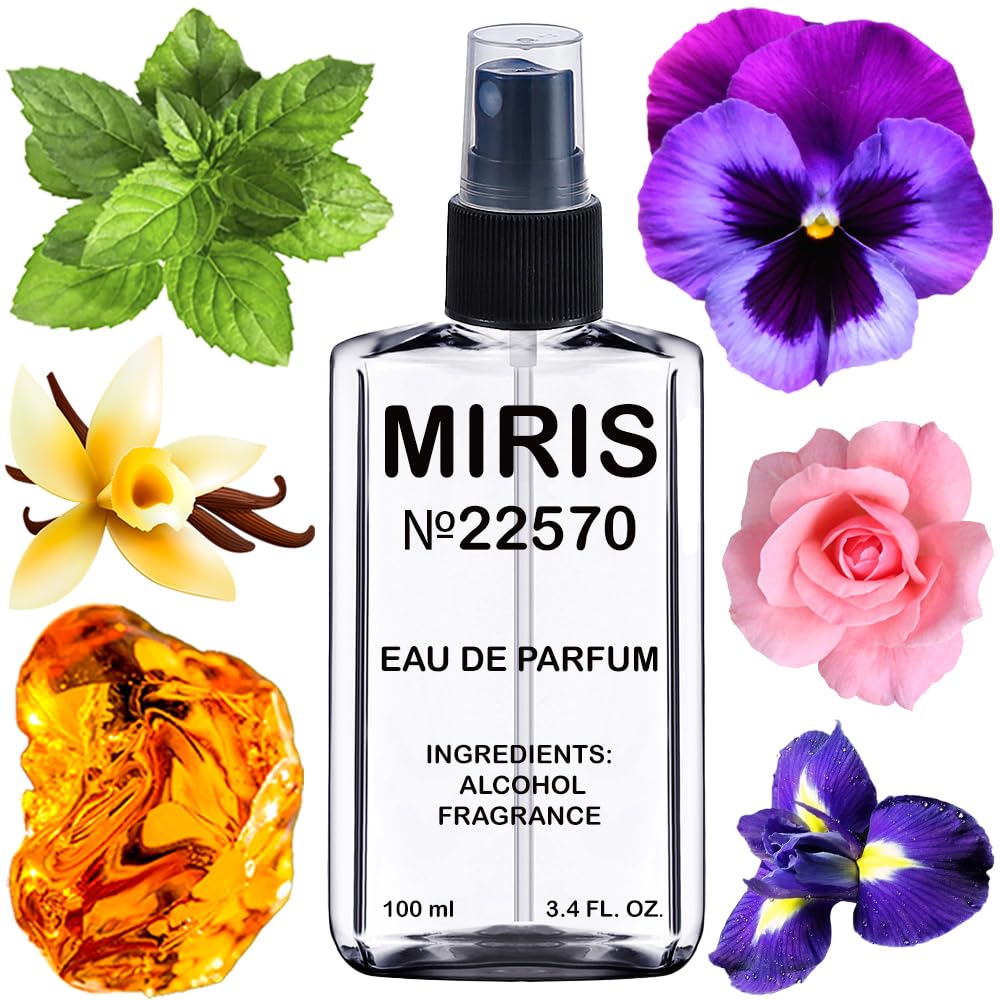 MIRIS No. 22570 bottle front showing premium design and lasting presence.