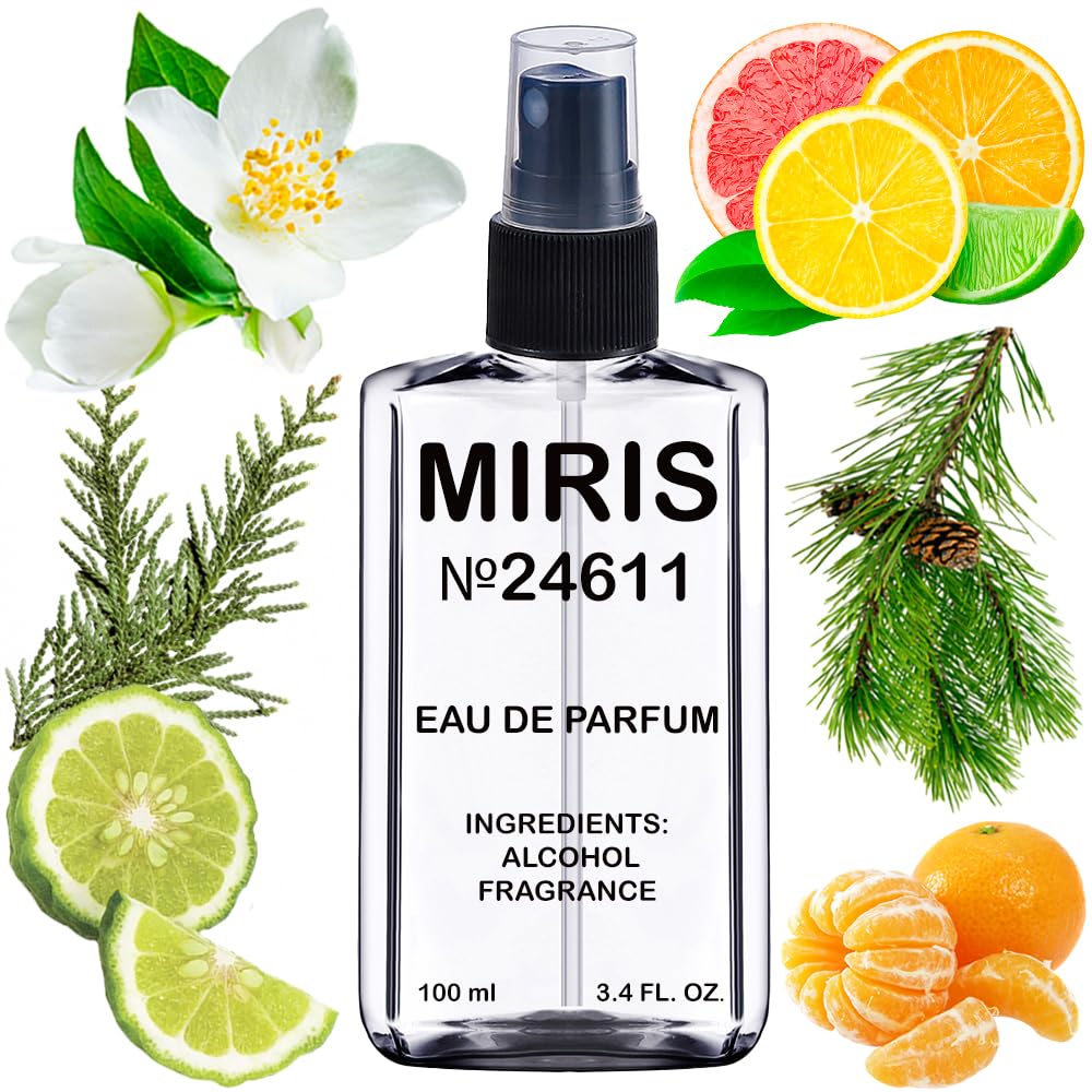 MIRIS Paradiso bottle front view showing elegant design for daily wear
