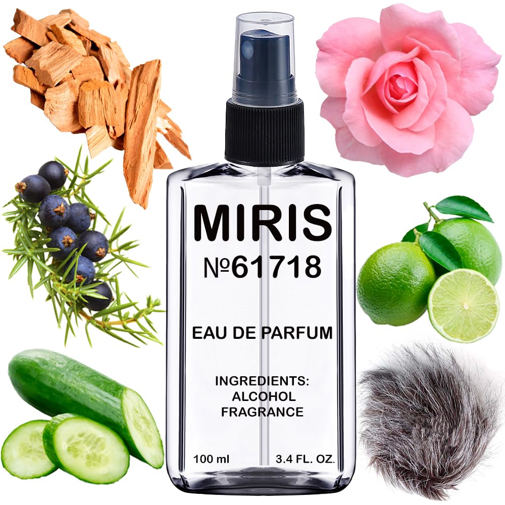 MIRIS No. 61718 bottle with rose on ice note, perfect for daily wear.