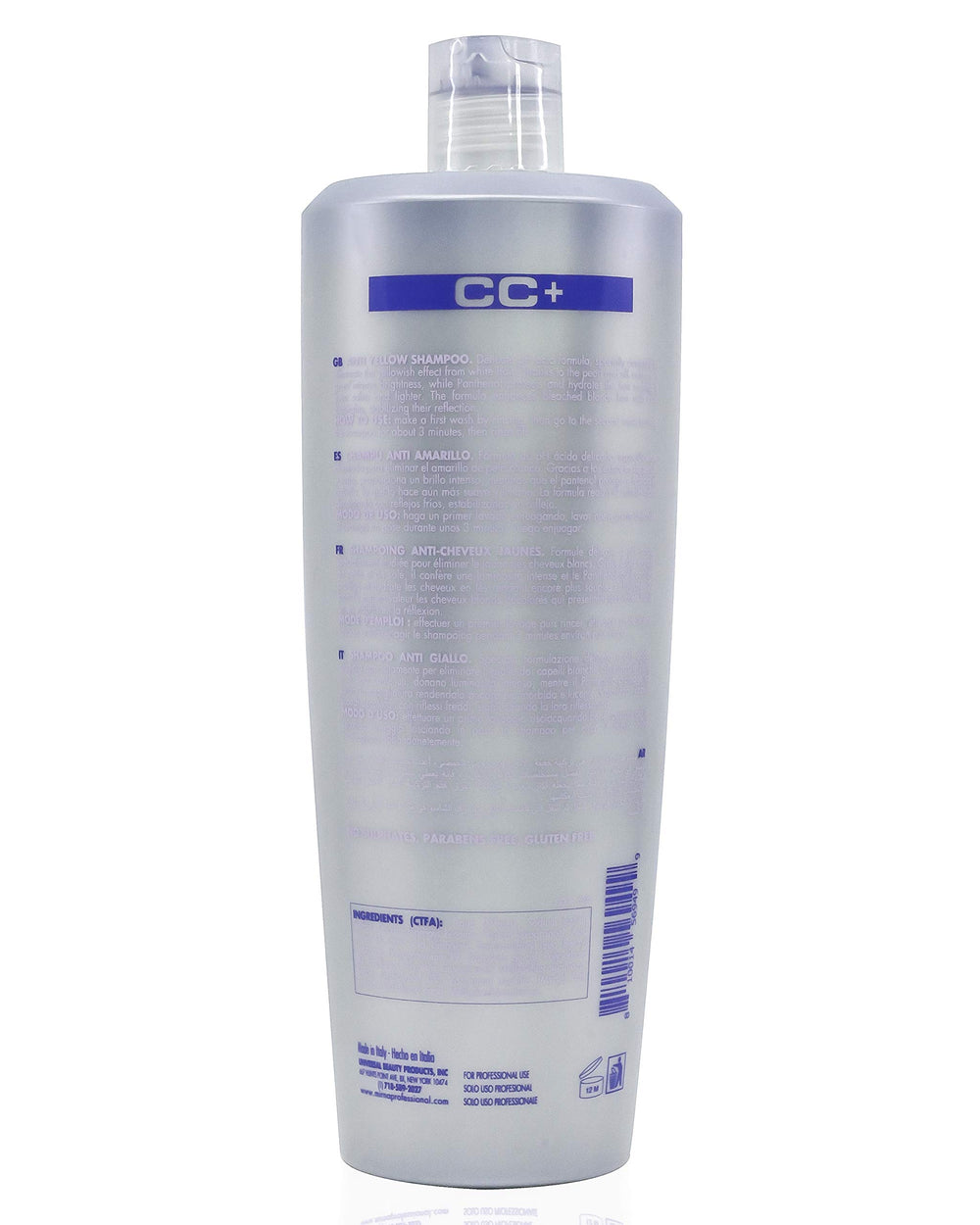 Mirna Professional Anti Yellow Shampoo pour highlighting brightening effect for bleached hair