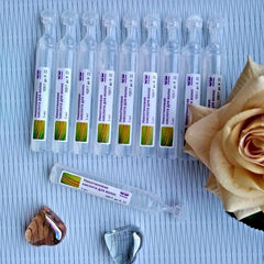 MIROLLA nicotinic acid for hair ampoules pack highlights compact, portable treatment.