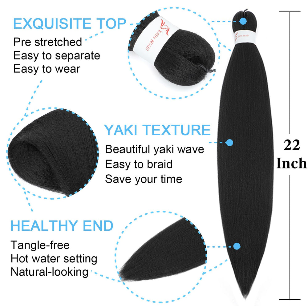 MIRRA'S MIRROR lightweight synthetic braiding hair for comfortable wear