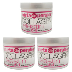 Mirta de Perales Collagen Elastin Cream jar shows rich hydration for daily use.