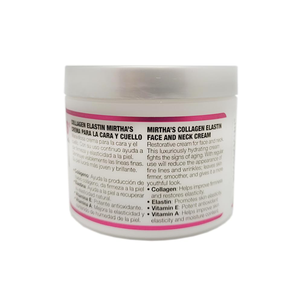 Cream applied to neck shows gentle, smoothing feel from Mirta de Perales.