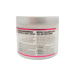 Cream applied to neck shows gentle, smoothing feel from Mirta de Perales.