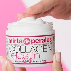Mirta De Perales vitamin A and E infusion suggests nourished, revitalized skin