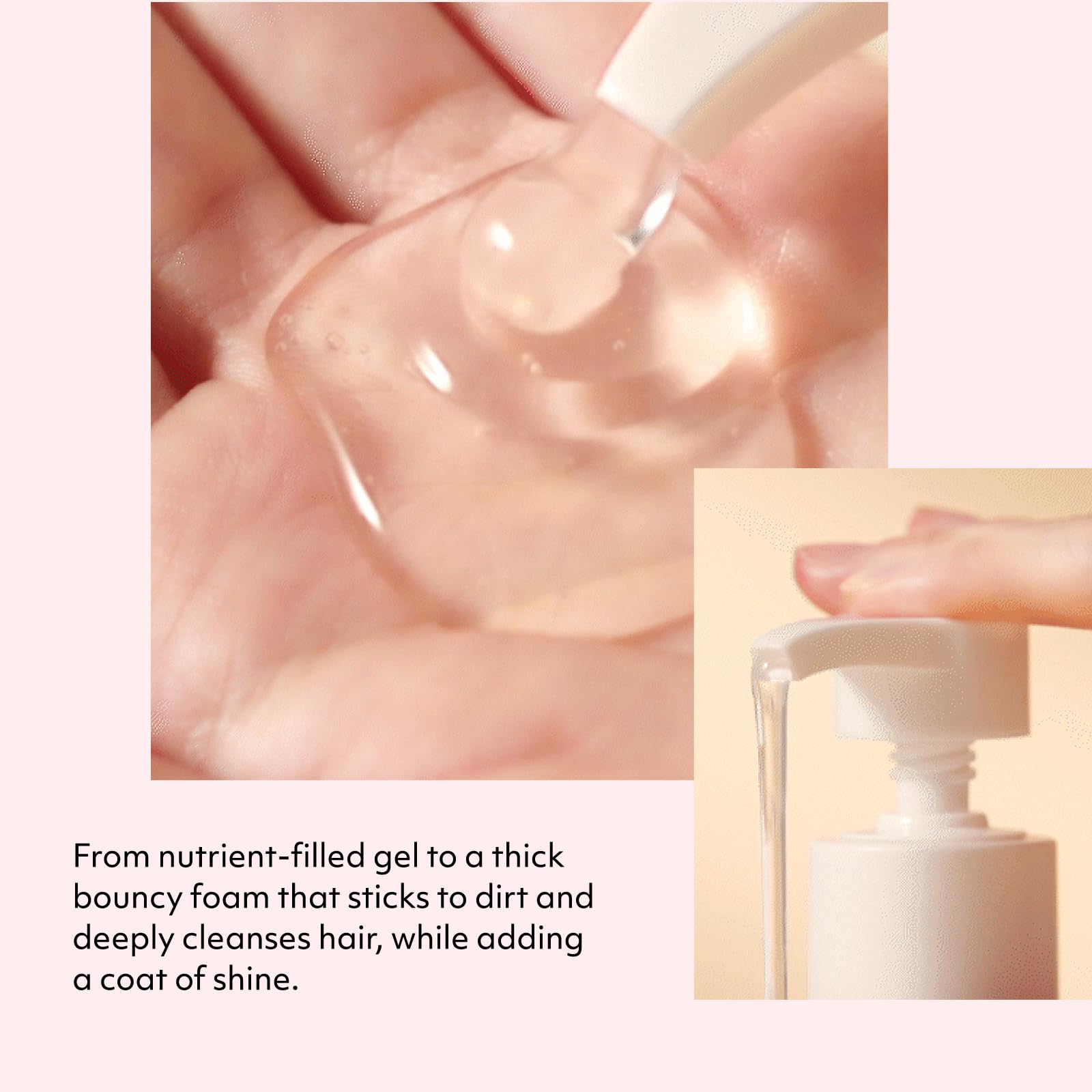 Mise En Scene Hair Perfume Shampoo fragrance notes highlight peony and rose.