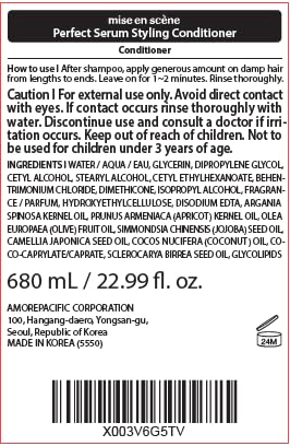 Mise En Scene Perfect Hair Perfume Conditioner packaging highlights premium care