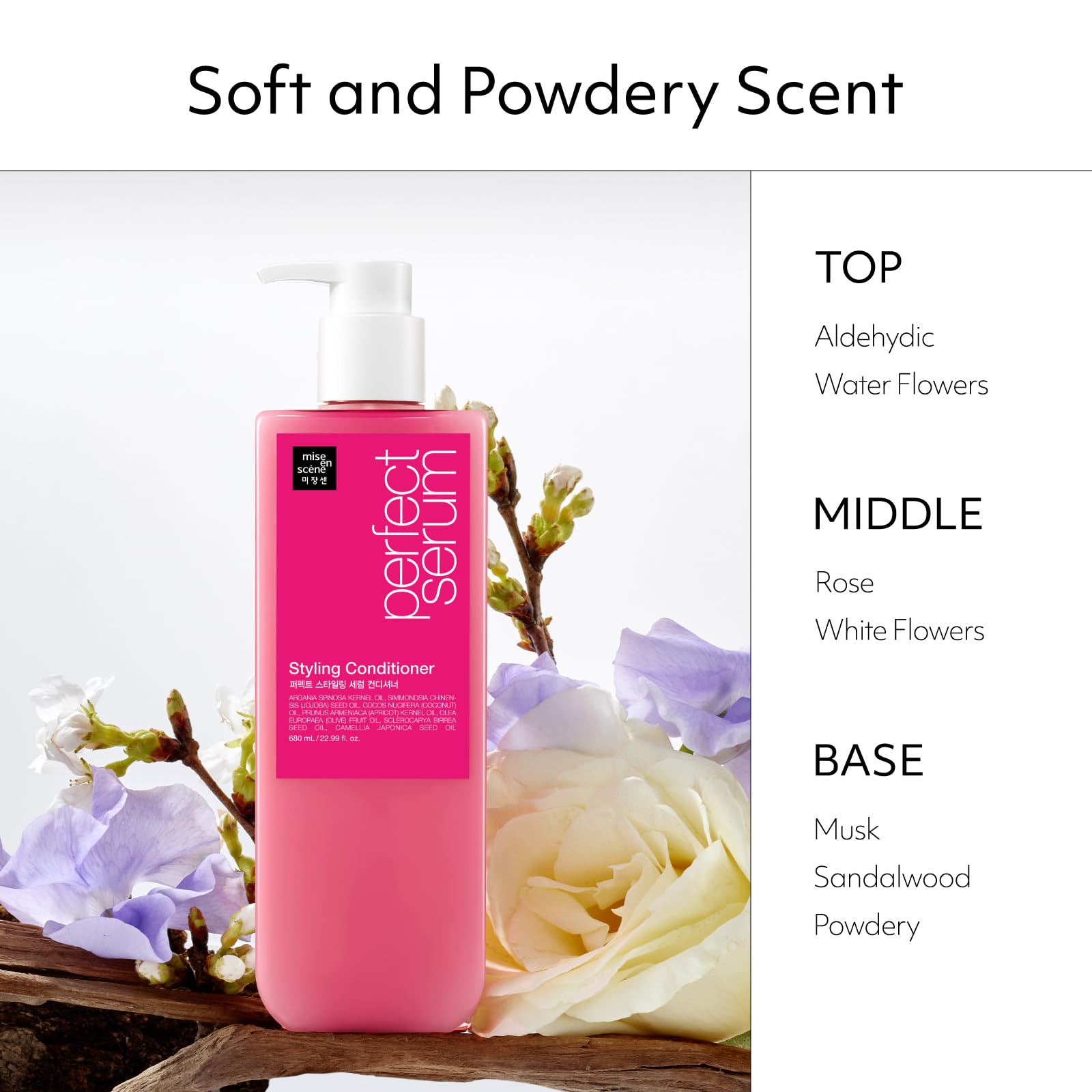 Mise En Scene Perfect Hair Perfume Conditioner adds healthy shine