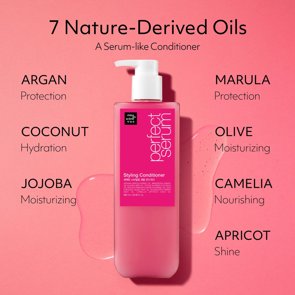 Mise En Scene Perfect Hair Perfume Conditioner texture close-up rich in natural oils