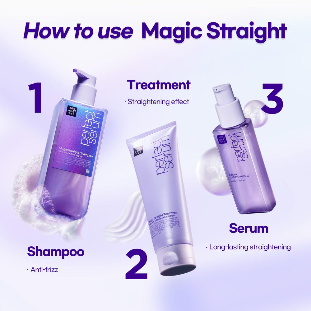 Coconut oil infusion in Mise En Scene serum for nourished, shiny hair.