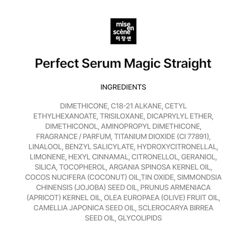 Finish after styling with Mise En Scene for sleek, silky hair.