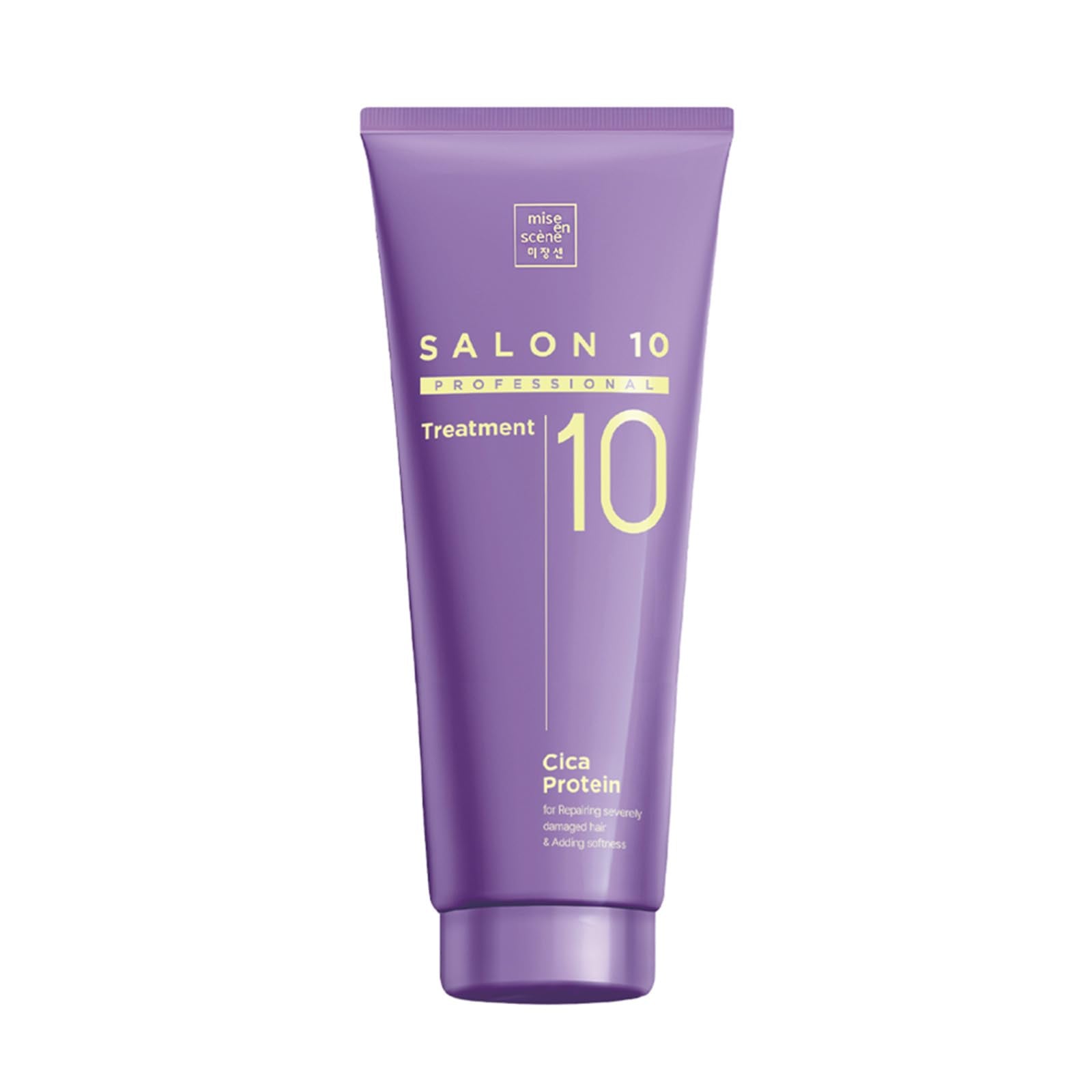Mise En Scene Salon 10 bottle front showcases salon-grade bond care.