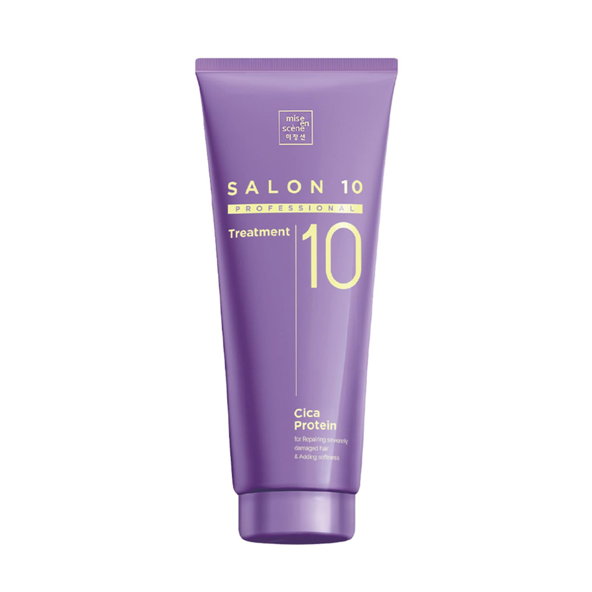 Mise En Scene Salon 10 bottle front showcases salon-grade bond care.