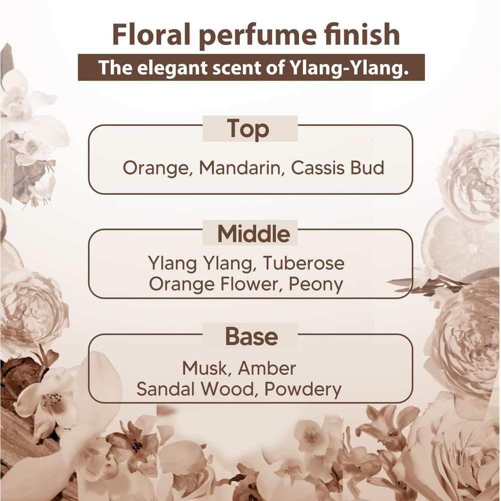 Mise En Scene Salon scented bottle conveys long-lasting salon-quality aroma.