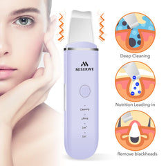 MISERWE Skin Scrubber lifting mode demonstration for a refreshed look.