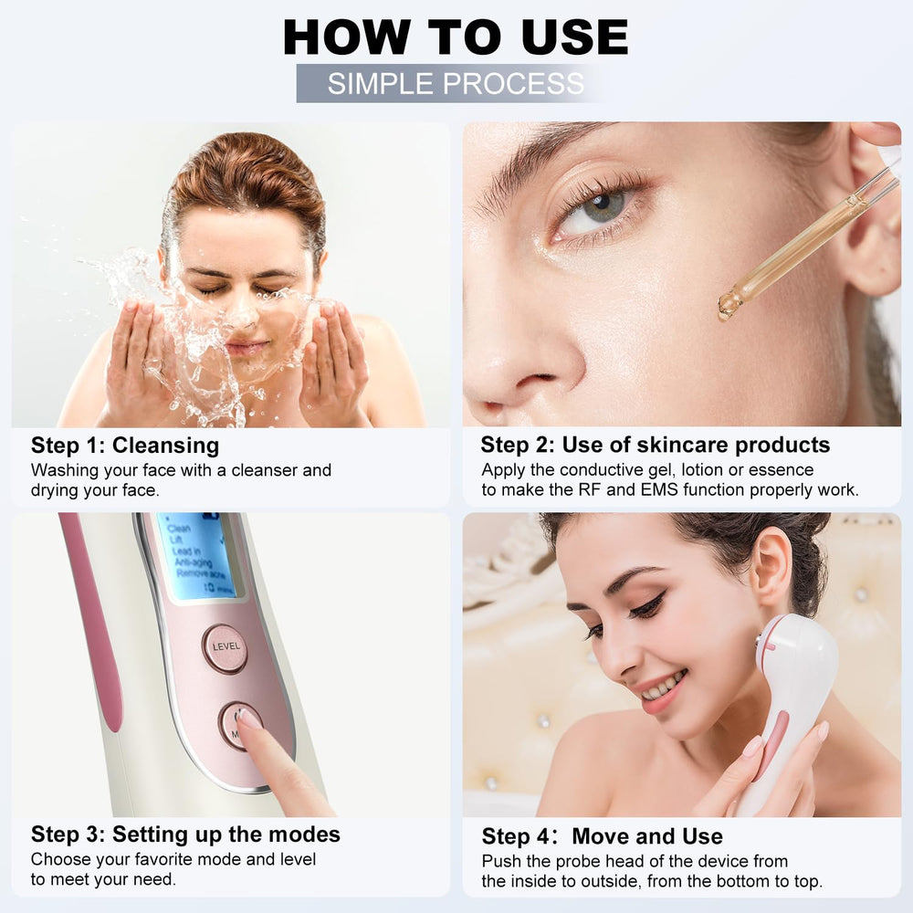 MiSMON rechargeable portable design for easy at-home spa sessions.