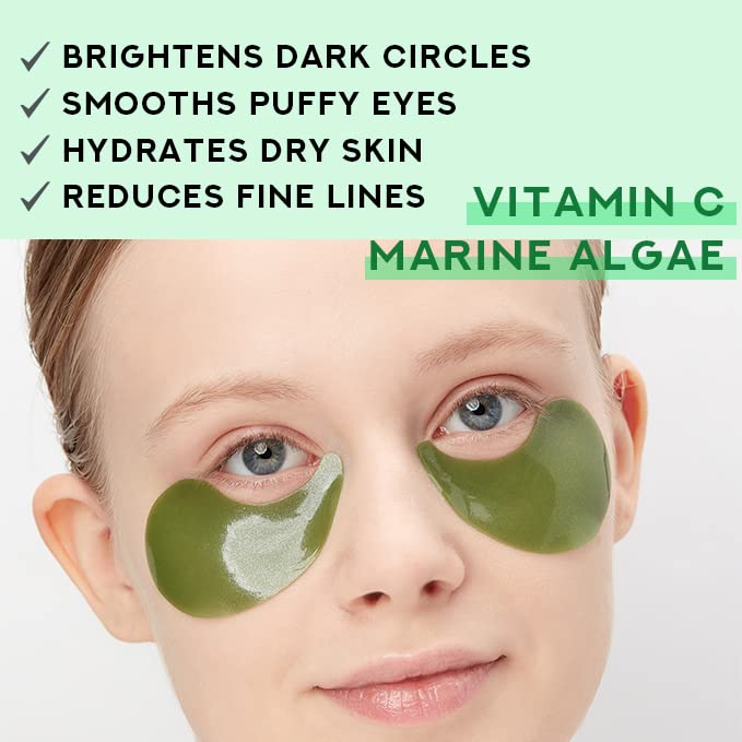 Misoli eye patches texture close-up highlights soothing gel