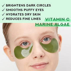 Misoli eye patches texture close-up highlights soothing gel